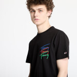 Tričko Tommy Jeans Regular Twisted Sign Tee Black M