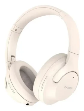 Canyon BTHS-10 OnRiff 10 béžová / Slúchadlá s mikrofónom / ANC / USB-C nabíjanie (CNS-CBTHS10BG)