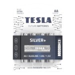 Teslá SILVER+ alkalická ceruzková batéria AA (LR06) 4 ks / blister (1099137214)