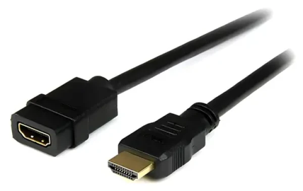 StarTech čierna / Predlžovací kábel HDMI / 2 m / M/F / 120 Hz (HDEXT2M)