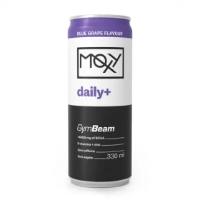 MOXY daily+ 330 ml - GymBeam (modré hrozno, 330 ml) (33457-5-bluegrape-330ml)