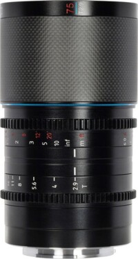 Sirui Sirui Anamorphic Lens Saturn 75mm T2.9 1.6x Carbon Fiber Full Frame X-Mount (Blue Flare)