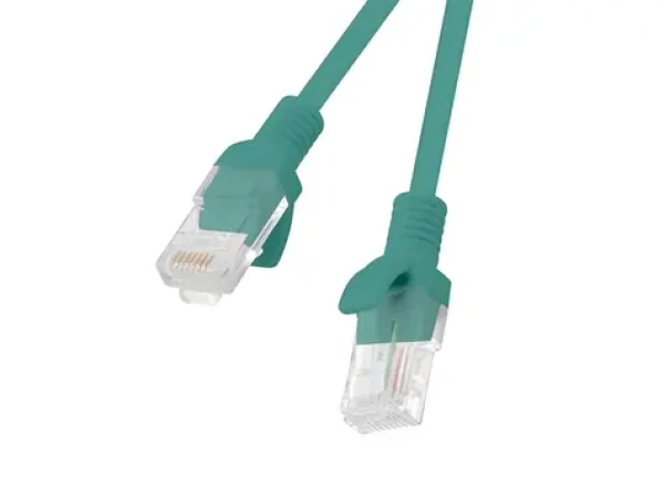 Lanberg CAT6 1m zelená / Patch kábel / UTP / RJ45-RJ45 / Fluke Passed (PCU6-10CC-0100-G)