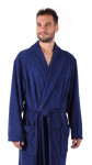 Pánsky nadrozmerný župan Bari tmavomodrý nadměr 4XL