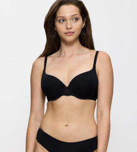 Triumph LOVELY MICRO - vystužená podprsenka s kosticami a variabilnými ramienkami Triumph BLACK 80D