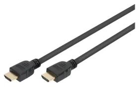 Digitus HDMI Ultra High Speed / Prepojovací kábel / 1 m / s Ethernetom / UHD 8K 60Hz / pozlátené konektory (AK-330124-010-S)