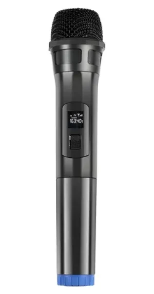Puluz PU628B čierna / Bezdrôtový mikrofón / UHF / Kardioidný / Jack 3,5 mm / Dosah 30 m (PU628B)