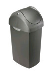 Simplehuman Odpadkový kôš - 60 l / hojdacie veko / šedý plast (CW1335)