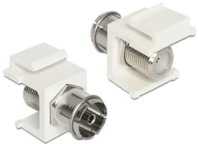 DeLock Keystone Modul IEC koax. samica F samica (86302)