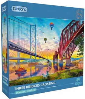 GIBSONS Puzzle Tri mosty NAD riekou
