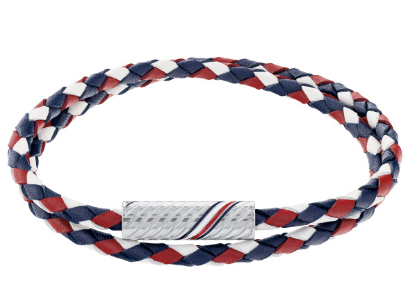 Tommy Hilfiger Štýlový dvojitý kožený náramok 2790472