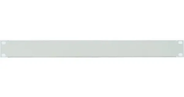 Intellinet šedá / Záslepka do 19" čajky / 1U / 483x44,5x9 mm / oceľ (712385)