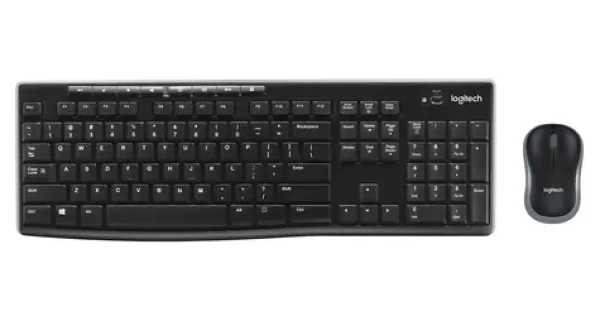 Logitech MK270 / Bezdrôtová sada klávesnice a myši / 2.4 GHz / belgická verzia (920-004524)