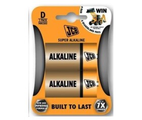 JCB super alkalická batéria D (LR20) blister 2 ks (JCB-LR20-2B)