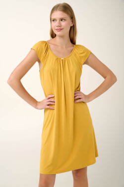 Vamp - Letná nočná košeľa s volánikmi 22911 - Vamp yellow narcissus L