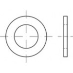 Podložka ocel 500 ks TOOLCRAFT TO-5433813; TO-5433813