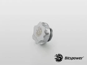 BitsPower Prémiová tesniaca zátka G1/4 strieborná lesklá / Tesniaca zátka / G1/4 palce (BP-PRE-06)