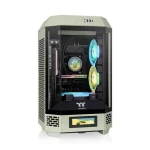 Thermaltake The Tower 250 svetlo zelená / mini ITX / 1x USB-C / 2x USB-A / bez zdroja / priehľadná bočnica (CA-1Z9-00SEWN-00)