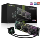 Gamemax Hailstorm 360 LCD čierna / Vodné chladenie CPU / 360 mm / 3x 120mm / LCD displej (HAILSTORM 360 LCD BK)