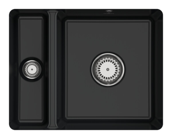 VILLEROY & BOCH VILLEROY & BOCH - Keramický drez Villeroy &amp; Boch podstavný Subway 60 XU, 675801S5, Ebony 675801S5