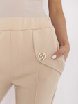 Nohavice DHJ SP 20518.12 light beige jedna velikost