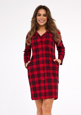 Cornette 104/433 Tracy 3 long/r S-2XL dámska košeľa na gombíky Červená XXL
