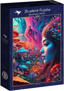BlueBird Puzzle Svet hubiek /500 dielikov/ od 12 rokov