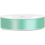 Saténová mentolová stuha 12mm/25m - PartyDeco - PartyDeco