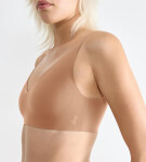 Dámska podprsenka ZERO Feel 2.0 Soft - BROWN - svetlohnedá 00CM - SLOGGI BROWN L2