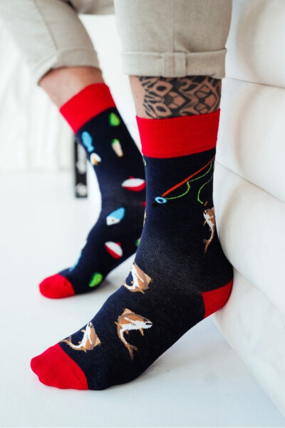 PÁNSKE PONOŽKY AVANGARD FISHING 0125.054 tmavě modrá 43-46