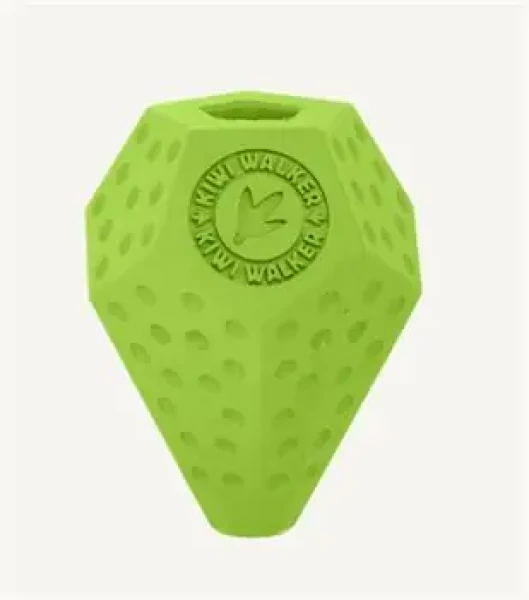 KIWI WALKER Hračka DIABALL Maxi zelená / Guma / Otvor na maškrty / Pre psov / 10 cm (RUB-246)