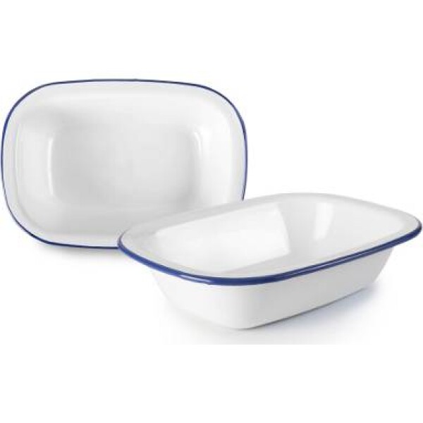 Slepe smaltovaný pekáč bielo-modrý 27 cm - Ibili - Ibili