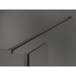 MEXEN/S - Kyoto Sprchová zástena WALK-IN 90 x 75 x 40, transparent, grafit metal 800-090-075-221-95-00-040