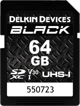 Delkin Black Rugged SDXC 64 GB Class 10 UHS-I V30 (DDSDBLK-64GB)