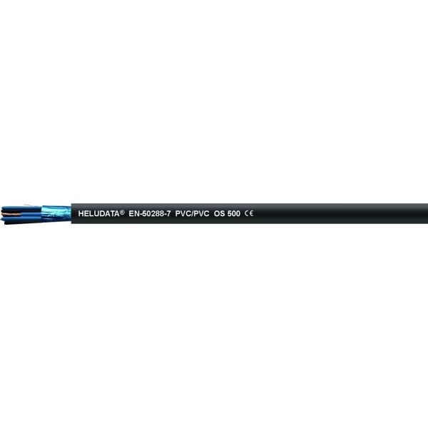 HELU 11016226 nástrojový kábel EN-50288-7 OS 500 2 x 2 x 1.5 mm² modrá 100 m; 11016226