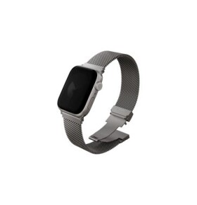 UNIQ Dante PRE remienok pre Apple Watch 42 41 40 mm - TITANIUM SILVER (strieborná) (8886463692202)