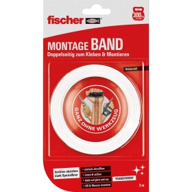 Fischer Fischer Deutschl. 545955 Dvojstranná montážna páska (d x š) 3 m x 19 mm 1 ks; 545955