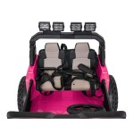 Mamido Elektrické autíčko Extreme Sport 4x4 s premenlivou veľkosťou ružové