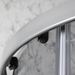 KERRA - Sprchovací kút Evora 90 (čierny) 5907548118837