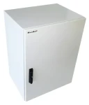 Xtendlan Vonkajší rozvádzač 17U so zámkom šedá / Rozvádzač / 19" / hĺbka 450 mm / IP55 / 3-bodový zámok (WEH-17U-450-3L)