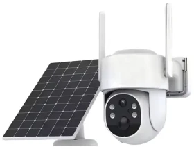 Immax NEO LITE SMART Security Solar Sentry v2 / Vonkajšia kamera / solárne / Wi-Fi / P/T / 4MP / PIR / TUYA (07820L)