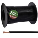 Quadrios 23CW021 jeden drôt, 0.14 mm², čierna, 50 m; 23CW021