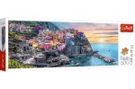 Trefl - Puzzle - Panoramatické puzzle Vernazza pri západe slnka