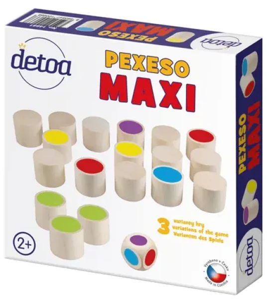 Detoa Maxi Pexeso 18 drevených kameňov