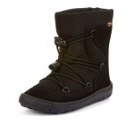 Detské zimné barefoot topánky TEX TRACK WOOL Black G3160251-13 - 28