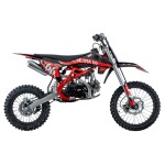 Mamido Detská benzínová motorka RamiGO ULTRA 66 125CC červená