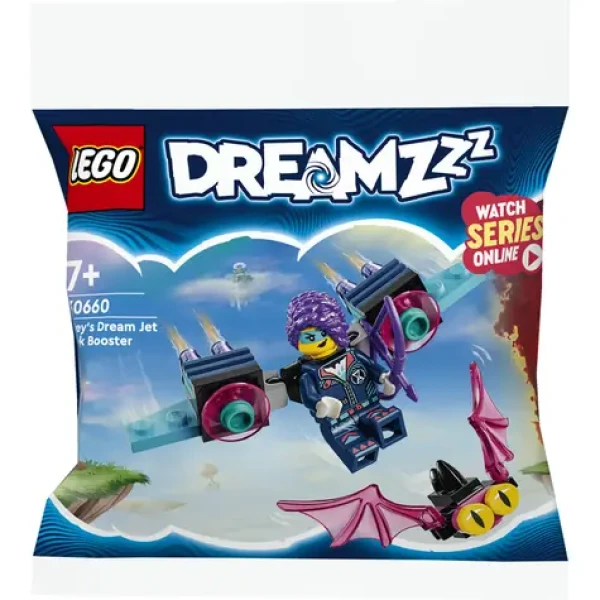 LEGO® DREAMZzz™ 30660 Zoey a jej snový batoh s tryskami Útek pred pavúkom: Z-Flek a Bunchu
