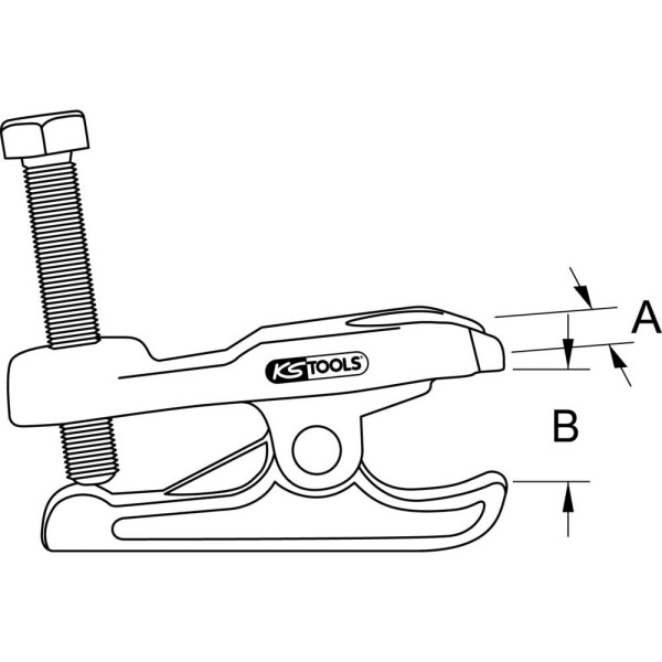 Univerzálny mechanický sťahovák guľových kĺbov, 70 mm KS Tools 450.0056; 450.0056