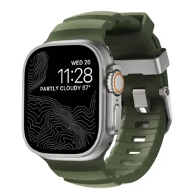 Nomad Rocky Point Band remienok pre Apple Watch 49/46/45/44/42mm natural/forest (NM014841858)