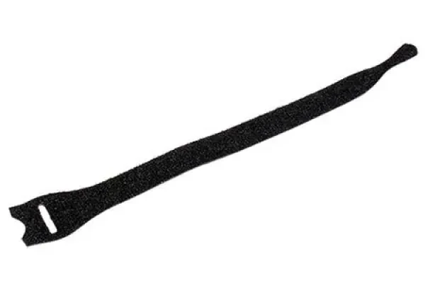 Velcro Sťahovacia páska suchý zips 12mm čierna / Sťahovacia páska / 20 cm / 6 ks (VEL-EC60388)